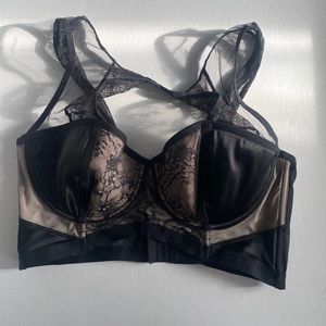 VS black long line bra